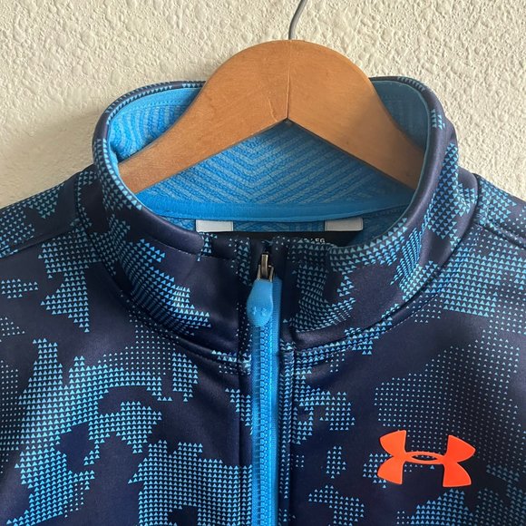 Under Armour Boys Storm Softershell Camo Full Zip Jacket Size YXL - Picture 5 of 14
